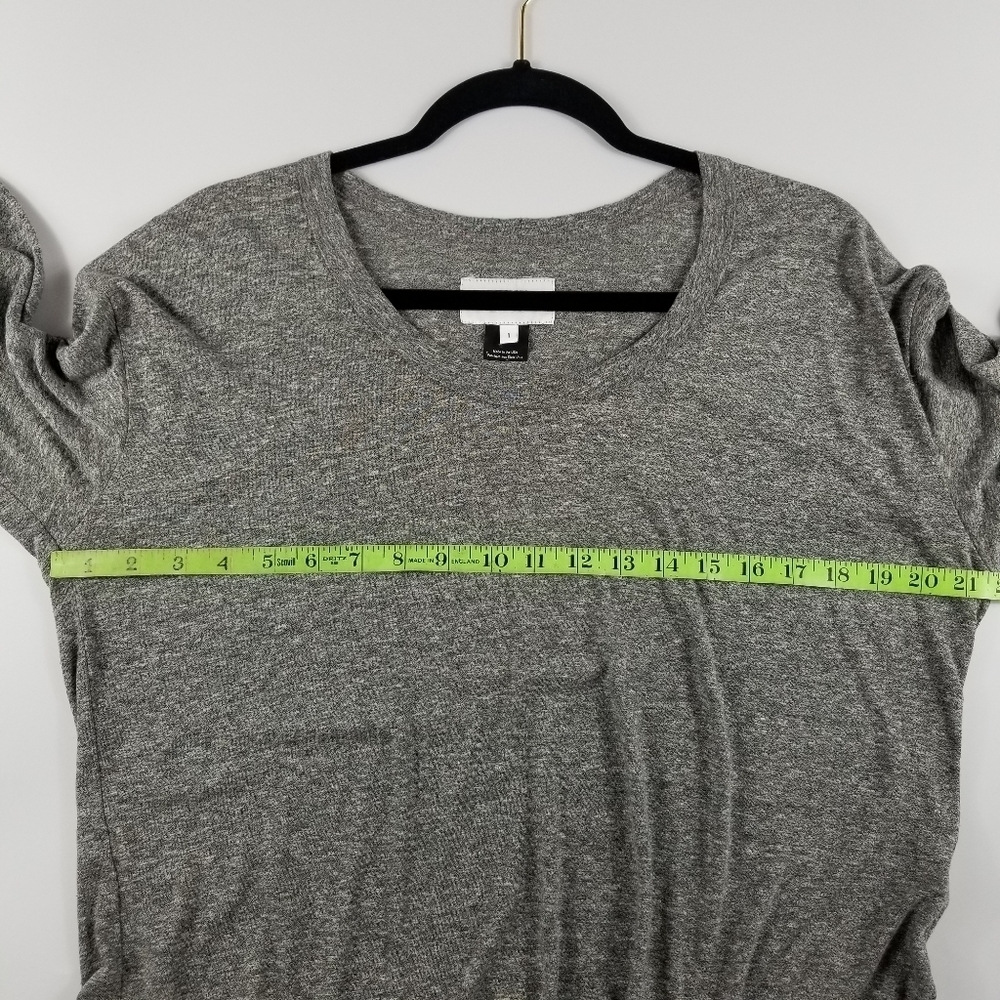 Current/Elliott Tier Long Sleeve Top, Grey, 1 - Picture 5 of 11